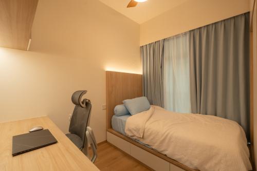Contemporary Bedroom at Bedok Residence