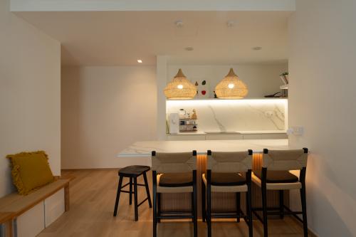 Contemporary Dining Room at Bedok Residence
