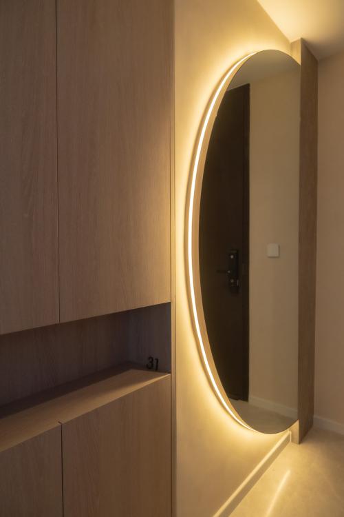 Minimalist Foyer at Brookvale Drive