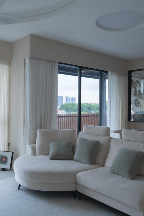 Minimalist Living Room at Brookvale Drive
