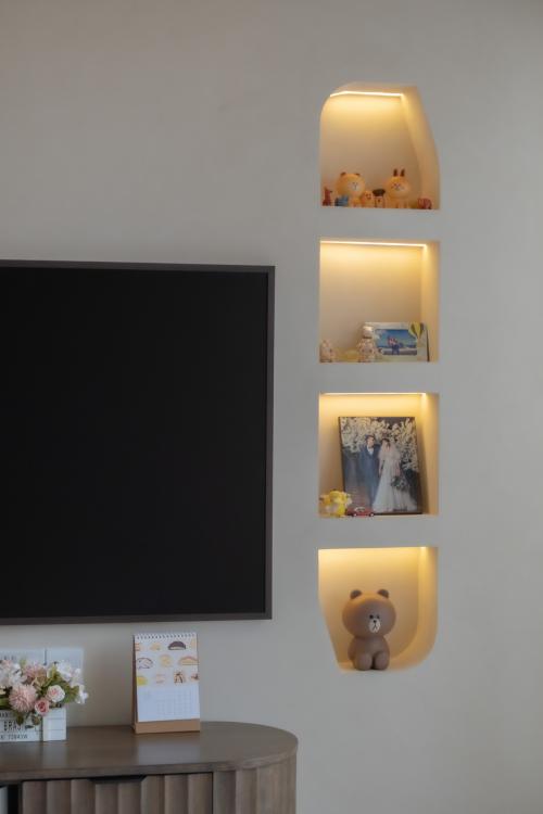 Minimalist Living Room at Brookvale Drive