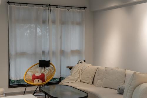 Contemporary Living Room at 182 Bedok North Rd