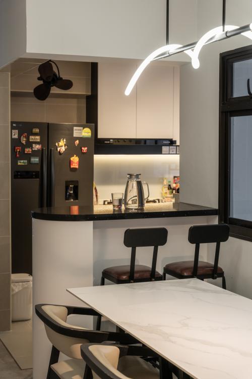 Contemporary Dining Room at 182 Bedok North Rd