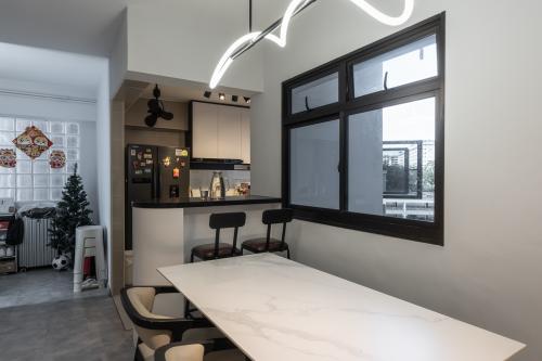 Contemporary Dining Room at 182 Bedok North Rd