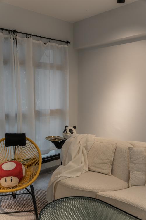 Contemporary Living Room at 182 Bedok North Rd