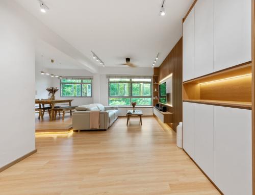 Scandinavian Living Room at 428A Yishun Ave 11