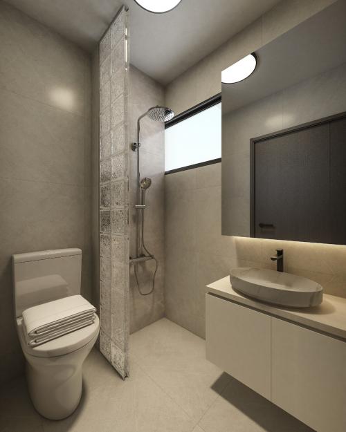 Contemporary Bathroom at Punggol