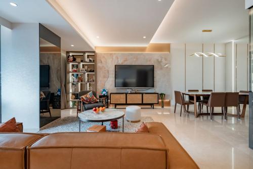 Modern Living Room at V on Shenton
