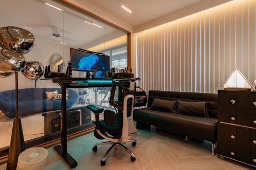 Minimalist Gaming Room at Sol Acres