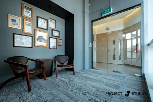 Modern Entryway at SBF Office