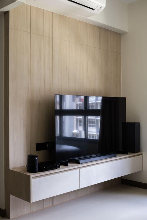 Contemporary Living Room at 131C Tengah Drive