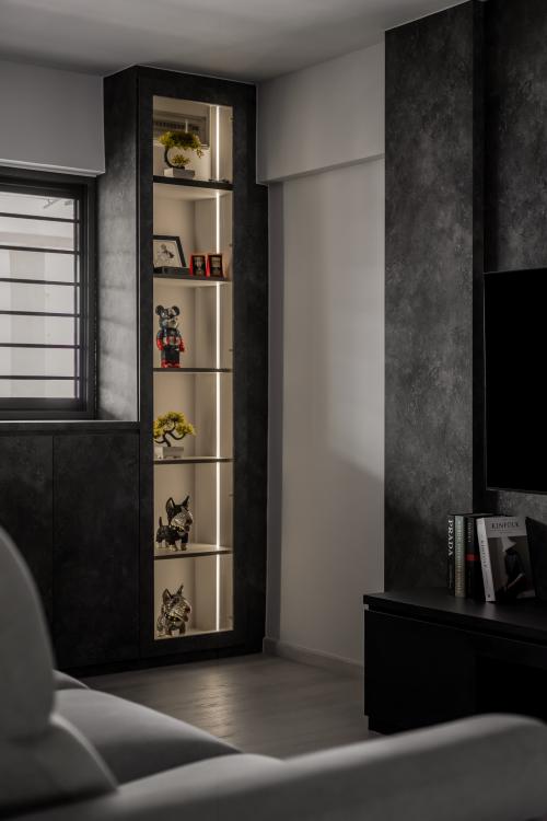 Contemporary Living Room at 61 Tengah Blangah Heights