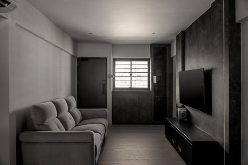 Contemporary Living Room at 61 Tengah Blangah Heights