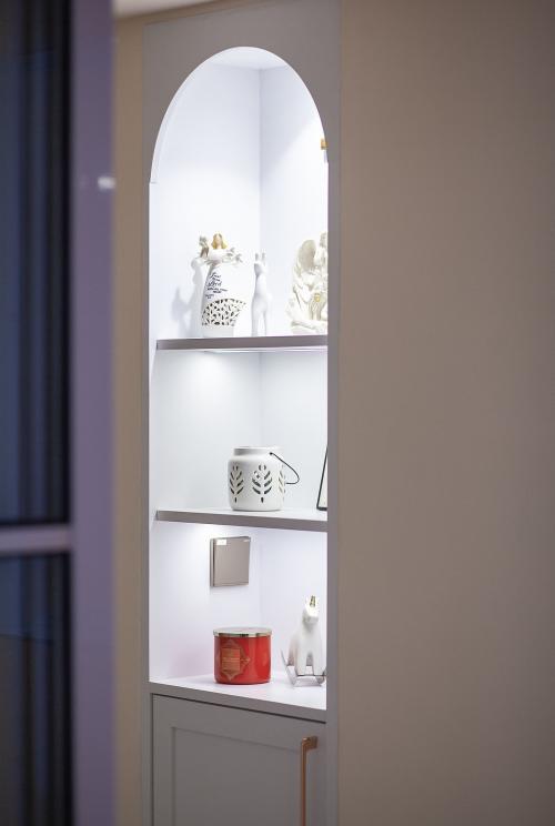 Contemporary Hallway at Lilydale Condo