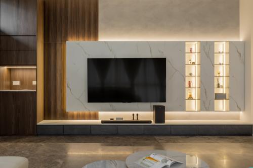 Contemporary Living Room at 31 Lor 1 Parkwood
