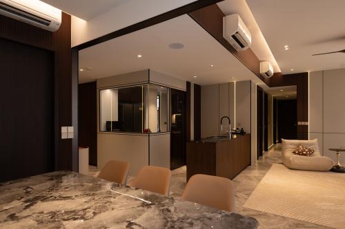 Contemporary Kitchen at The Commodore