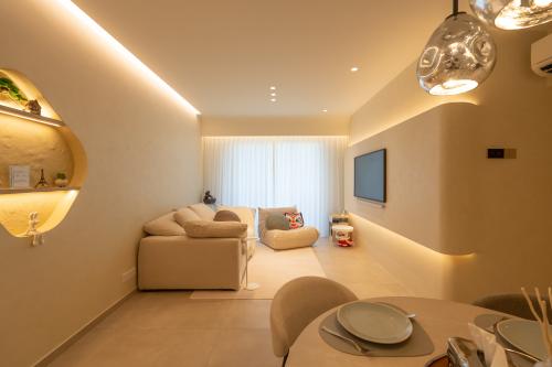 Minimalist Living Room at Rivervale Shores