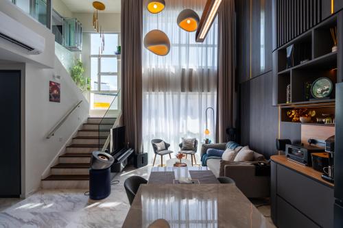 Modern Living Room at 269 Punggol Field