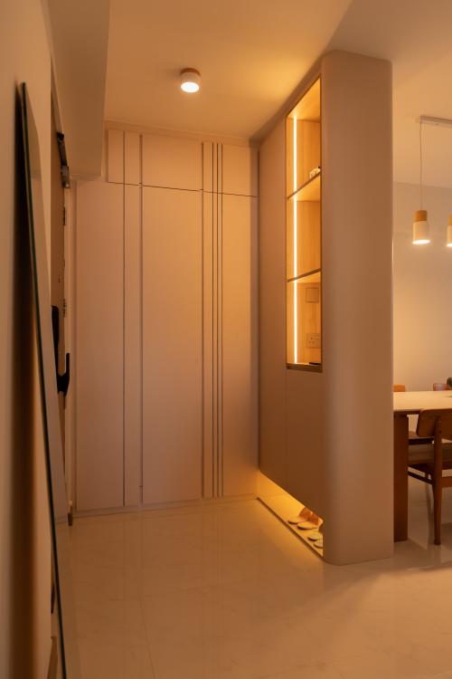 Minimalist Entryway at Parc Glen