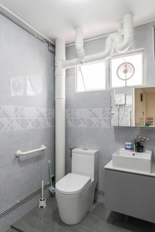 Contemporary Bathroom at 156 Simei Road