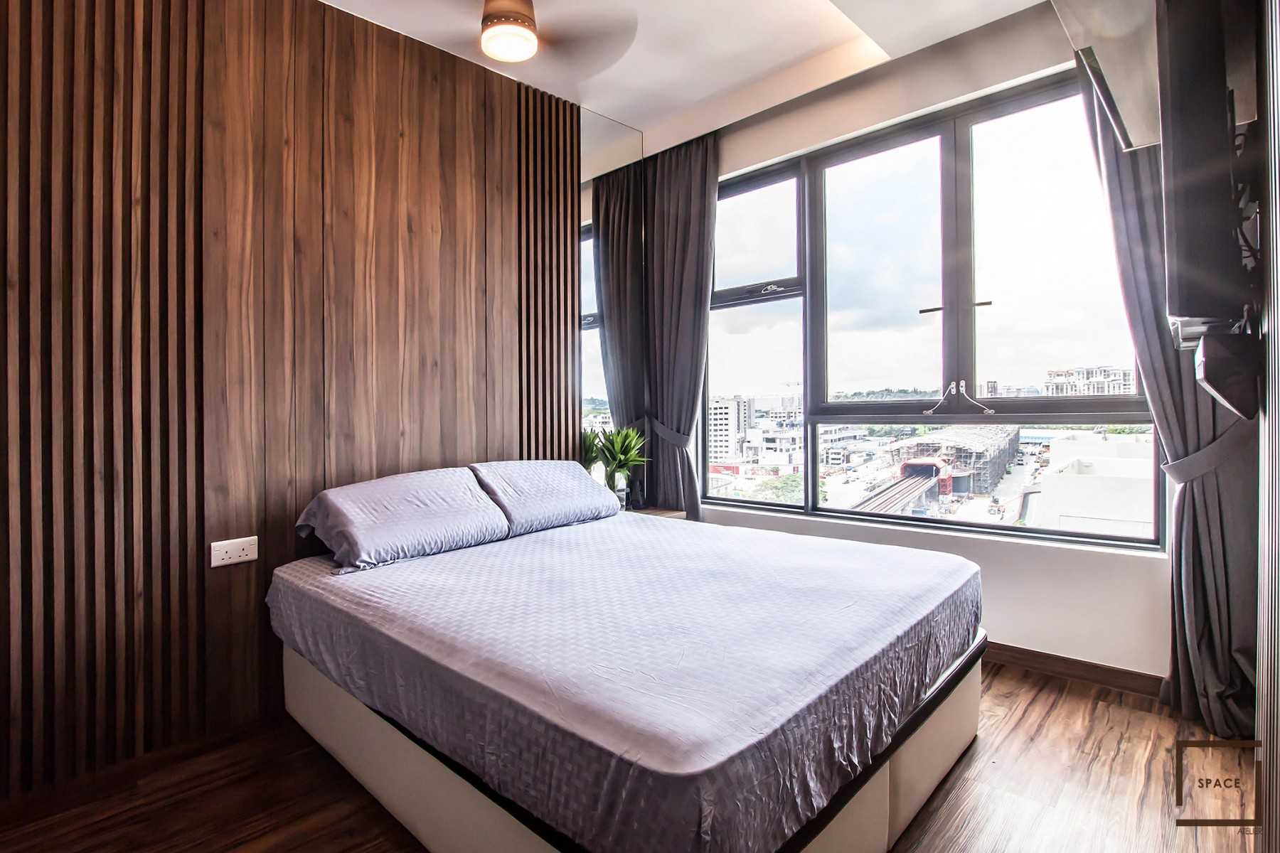 Scandinavian Bedroom with Wardrobe and Sliding Wardrobe