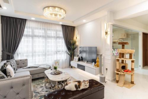 Modern Living Room at 122A Tengah Drive
