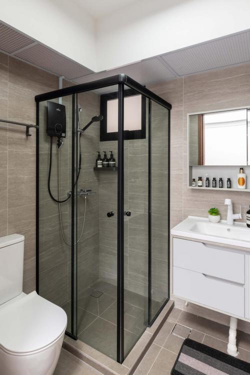 Modern Bathroom at 122A Tengah Drive