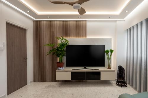 Modern Living Room at 332 Jurong East Ave 1