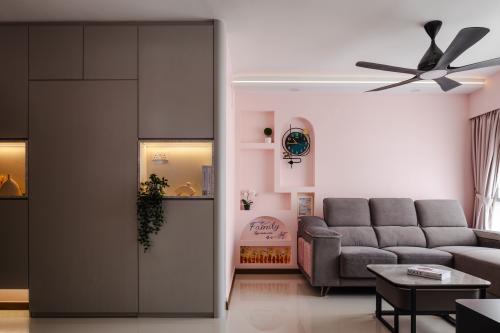Modern Living Room at 238B Boon Lay Drive