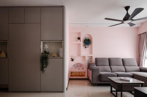 Modern Living Room at 238B Boon Lay Drive