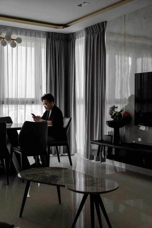 Modern Living Room at 80 Jellicoe Road , Citylight