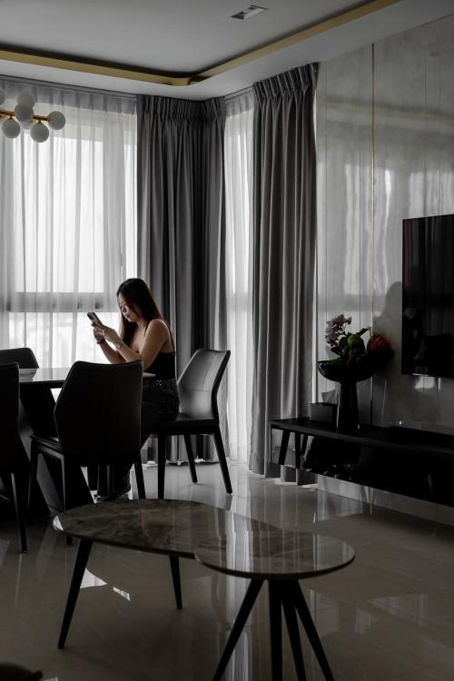 Modern Living Room at 80 Jellicoe Road , Citylight