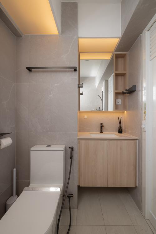 Scandinavian Bathroom at Fernvale Court (Block 438B)