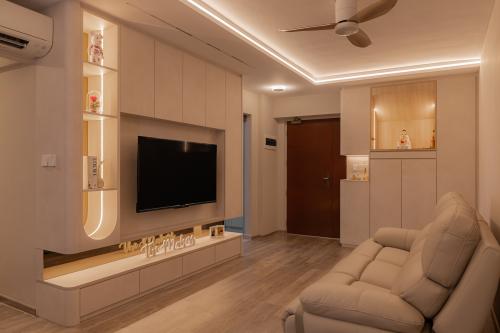 Scandinavian Living Room at Fernvale Court (Block 438B)
