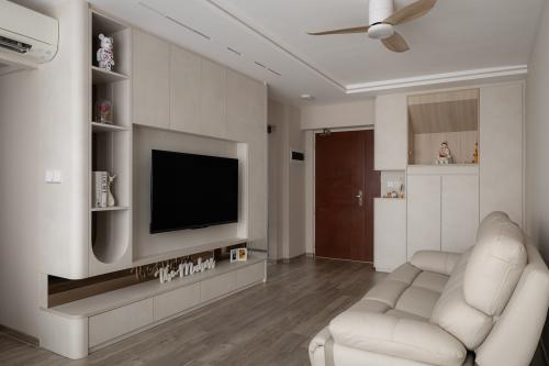 Scandinavian Living Room at Fernvale Court (Block 438B)