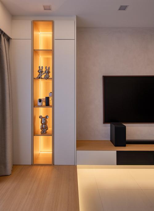 Scandinavian Living Room at BLK 171B SengKang East Drive