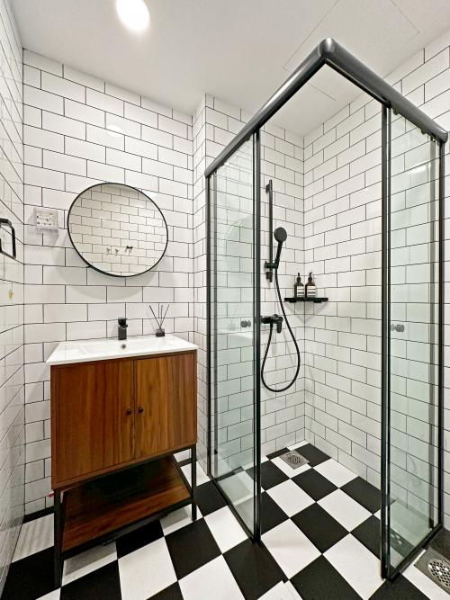 Scandinavian Bathroom at 911 Lor1 ToaPayoh #0705