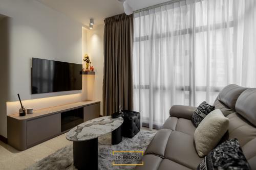 Contemporary Living Room at 5 Jurong east
