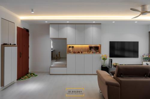 Contemporary Living Room at 807C Chua chu kang