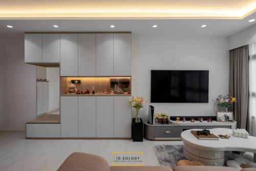 Contemporary Living Room at 807C Chua chu kang