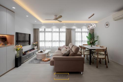 Contemporary Living Room at 807C Chua chu kang