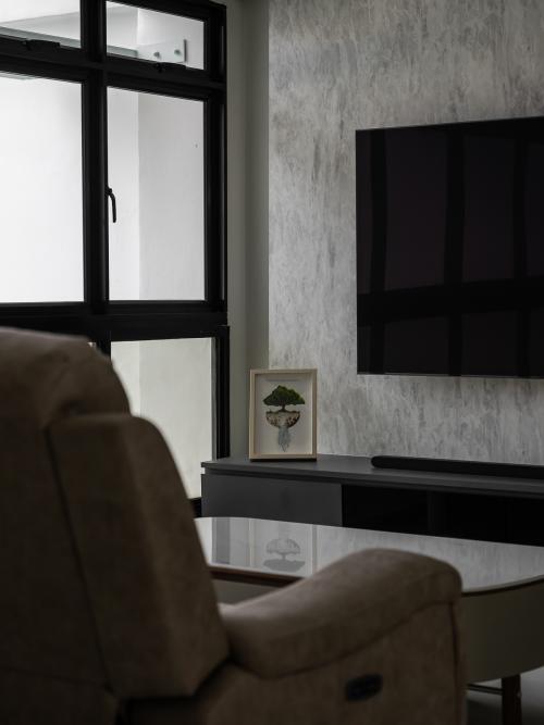 Industrial Living Room at 632 Jurong west