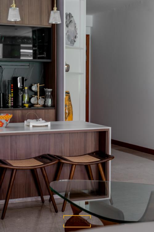 Contemporary Pantry at 66 Marine parade