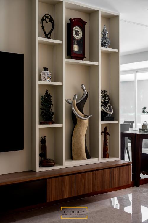 Contemporary Living Room at 66 Marine parade