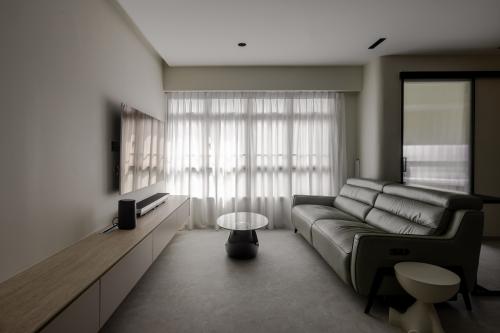 Minimalist Living Room at 310C Ang Mo Kio