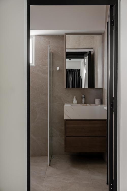 Minimalist Bathroom at 310C Ang Mo Kio