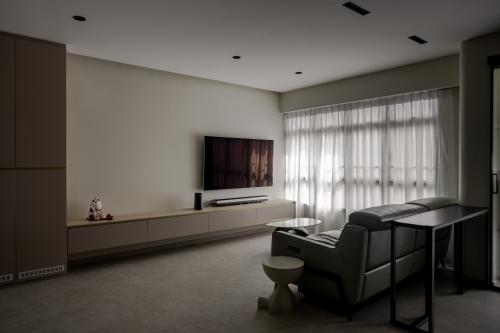 Minimalist Living Room at 310C Ang Mo Kio