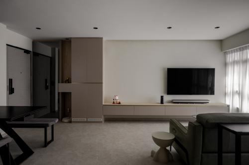 Minimalist Living Room at 310C Ang Mo Kio