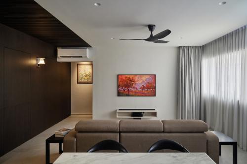 Contemporary Living Room at Jalan Rumah Tinggi