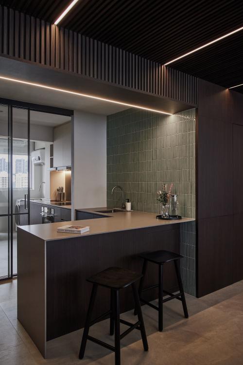 Contemporary Kitchen at Jalan Rumah Tinggi